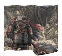 Lord of The Rings War of The Rohirrim Helm Hammerhand Silky Touch Super Soft Throw Blanket 152 X 127 Cm