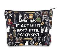 Lord Rings - Bolsa de maquillaje para regalo con texto en inglés "What Has It Got In Its Nasty Little Pockets", ¿Qué tiene Blmb1?