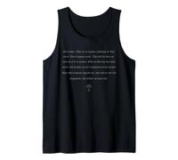 Lord’s Prayer T-Shirt | Catholic Christian Pastor Archangels Camiseta sin Mangas