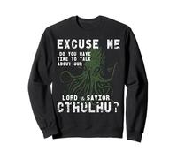 Lord & Savior Cthulhu Funny Parody Religion Sudadera
