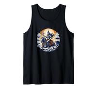 Lord Shiva Montando Nandi Camiseta sin Mangas