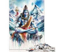 Lord Shiva Puzzle Imposible,desafío for Adults Juego Educativo 1000 Piezas Obra De Arte De Juego De para Adultos, Regalos A Partir De 14 Años 1000pcs (40x28cm)