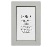 Lord, Thank You - Placa de madera de 15 x 22,8 cm, colgador de pared y