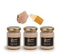 Lord Truffle | 3 Salsas de Trufa Real de 80g, Salsas Gourmet con Trufa y Queso Crema, Trufa Blanca Valiosa y Trufa Bianchetto, Sabor Refinado, 3 x 80g, 100% Italiano