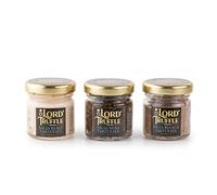 Lord Truffle | Trío de Salsas de Trufa, 3 Paquetes de 30 g, 1 Salsa de Trufa Blanca 30g, 1 Salsa Fresca de Trufa Negra de Verano 30g y 1 Salsa de Trufa Bianchetto 30g, 100% Calidad Italiana