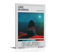 Lorde Melodrama - Póster decorativo de lienzo para pared e impresión artística moderna para decoración de dormitorio familiar, 50 x 75 cm