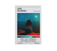 Lorde Melodrama - Póster decorativo de lienzo para pared e impresión artística moderna para decoración de dormitorio familiar, 20 x 30 cm