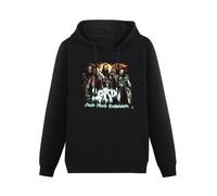 Lordi Hard Rock Hallelujah Arockalypse Tour Hombres Divertidos Unisex Sudaderas con Impresión Gráfica Sudadera Negra, Negro , L