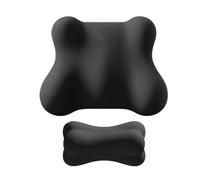 Lordosenstützkissen - Ergonomisches Memory Foam-Rückenkissen, Nackenkissen-Set für die Kopfstütze im Auto | Komfortunterstützung für Bürostuhl, Schreibtischsitz, Reiseliege, Gaming-Haltungsentlastung