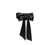 LORDRIE Cinturones de satén para mujer para vestidos de dama de honor nupcial, cinturones de cintura para ocasiones especiales, Negro, M