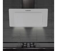 Lorea Campana extractora Plana 90cm 280 m³/h Táctil Vidrio color blanco Klarstein