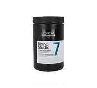 L'Oreal Blond Studio 7 Lightening Clay Powder Multi-Techniques 500g - Polvos aclaradores sin amoniaco para balayage, textura espesa con arcilla al 19%