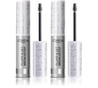 L'Oréal Brow Artist Plum & Set Máscara de Cejas, 000 Transparent (Paquete de 2)