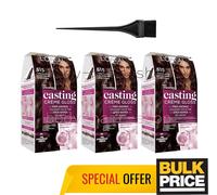 L'Oreal Casting Creme 515 Chocolate Brillante Cálido Color de Cabello Sin Amo...