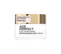 L'Oreal Crema rehidratante para ojos enriquecida con péptidos de colágeno, Anti-Flacidez ataca las manchas de edad - 15ml