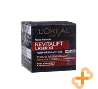 L'Oreal D/E Revitalift Láser Noche Crema Facial Con 50ml Antiedad 40+