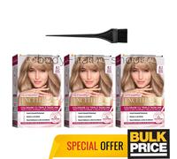 L'Oréal Paris (public) Excellence Crème 01 Rubio - coloración del cabello (Rubio, Extra Light Ash, PRE-COLOR SERUM AQUA/WATER/EAU, CETEARYL ALCOHOL, GLYCERIN, TRIDECETH-2 CARBOXAMIDE MEA,..., Important: Prior to application, perform skin allergy test and strand test according to package...)