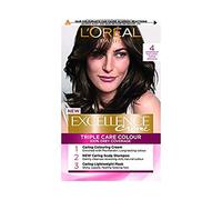 L'Oreal Excellence - Tinte permanente 4, color marrón oscuro natural