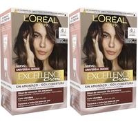 L'Oréal Excellence Universal Nudes Castaño 4U 550 (Paquete de 2)