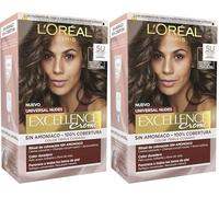 L'Oréal Excellence Universal Nudes Castaño Claro 5U 550 (Paquete de 2)