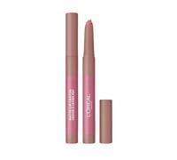 L'Oreal Paris Make-up Designer Pintalabios Matte Crayón 102 Caramel Blonde permanente, rosa natural - 22 ml