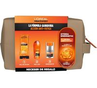 L'Oréal Men Expert Cofre Hydra Energetic Crema, Desodorante y Gel | Rutina masculina de hidratación, ducha y desodorante en un neceser
