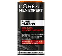 L'Oréal Men Expert Cuidado facial para hombres crema hidratante antiespinillas con vitamina B3 y mineral volcánico Pure Carbon 1 x 50 ml