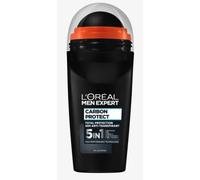 L'Oréal Men Expert Desodorante para hombres, 5 en 1 contra olores, humedad, bacterias y residuos blancos para hasta 48 horas de frescura, protección de carbono, 6 x 50 ml