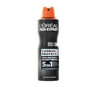 L'Oreal Men Expert Desodorante Spray 5 en 1 Carbon Protect Negro