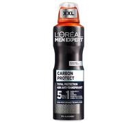 L'Oréal Men Expert Desodorante XXL 5 en 1 para hombres, spray corporal contra el fuerte olor a sudor, humedad de las axilas y residuos blancos, desodorante antitranspirante para hombre sin alcohol