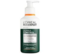 L'Oréal Men Expert - Gel de espuma antiimperfecciones - Limpiador - Limpia los poros y reduce las manchas - Enriquecido con ácido salicílico - Derma Control - 260 ml