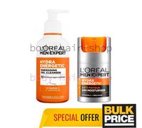 L'Oreal Men Expert Hydra Crema Hidratante Energética + Gel Limpiador Energizante