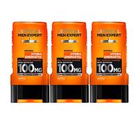 L'Oreal Men Expert Hydra Energetic Despertar Gel de Ducha instantánea Hombres 300 ml - juego de 3
