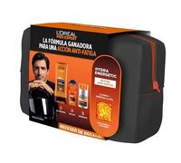 L'Oréal Men Expert Hydra Energetic Neceser Hombre, Rutina Completa | Crema Anti-Fatiga 50 ml + Gel de Ducha 400 ml + Desodorante 50 ml, Edición Limitada, Hydra Energetic