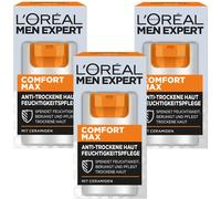 L'Oreal Men Expert Hydra Energy 3x 50ml Complejo De Protección Para Piel Seca