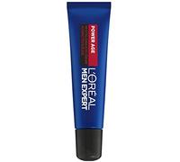 L'Oréal Men Expert Power Age Cuidado Ojos Revitalizante Anti-Edad Hombre 15 | Ácido hialurónico, Triple acción arrugas ojeras bolsillos, piel seca, fácil aplicador, uso diario