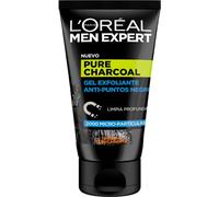 MEN EXPERT pure charcoal gel exfoliante p.negros 100 ml
