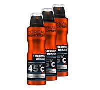 L'Oréal Men Expert Thermic Resist - Desodorante de espray para hombre - Juego de 3 unidades