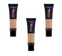L'Oréal Paris 24h Matte Cover base de maquillaje - 230 Miel Éclat, Juego de 3 (3 x 35 ml)