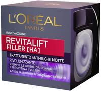 L'ORÉAL PARIS A8674202 CREMA DE NOCHE REVITALIFT FILLER, ACCIÓN ANTIARRUGAS RIVO