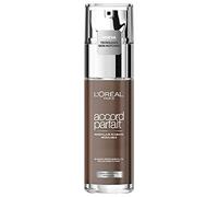 L'Oréal Paris Accord Parfait, Base de maquillaje acabado natural con ácido hialurónico, tono piel oscuro 11N, 30 ml