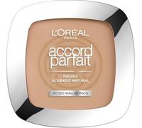 L'Oréal Paris Accord Parfait Base de Maquillaje Hidratante en Polvo, 5.D | Tecnología Skin Matching, 6 Pigmentos para Adaptarse a la Piel, con Pantenol, Piel Más Tersa y Rellena, Accord Parfait