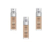 L'Oréal Paris Accord Parfait Base Pack de 3, 3.R Beige Rosé | Base de Maquillaje Accord Parfait, Tono 3.R Beige Rosé, Pack de 3 (3 x 30 ml), Producto Original de la Marca