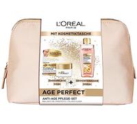 L'Oréal Paris Age Perfect Anti-Age - Set de cuidado diario de colágeno y tónico facial refrescante, 2 piezas