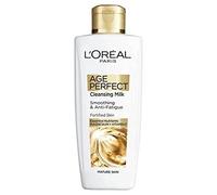 L'Oreal Paris Age Perfect Leche limpiadora de vitamina C suavizante y antifatiga, 200 ml