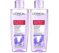 L'Oréal Paris - Agua micelar para mujer, para una piel hidratada y refrescada después de la limpieza con ácido hialurónico puro, Revitalift Filler, 1 x 200 ml (Paquete de 2)