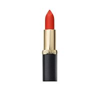 L'Oréal Paris Barra de Labios Color Riche Mate Pintalabios, Mate Rojo 358 Lava