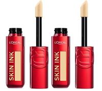 L'Oréal Paris Base de Maquillaje-Corrector, Fórmula Semipermanente de Larga Duración, Acabado Mate Natural, Adecuado para Pieles Sensibles, Infaillible Skin Ink, Tono: Light Cool (130) (Paquete de 2)