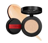 L'Oréal Paris Base de Maquillaje Infallible, Hasta 24H* de Duración, Fórmula Ligera y Transpirable, Inspirada en Belleza Coreana, Apta para Pieles Sensibles, Fresh Wear Cushion, Tono: 100