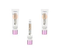L'Oréal Paris BB cream perfeccionador de tez 5 en 1 hidratación 24H/FPS 20-03 Medio Claro, Juego de 3 (3 x 30ml)